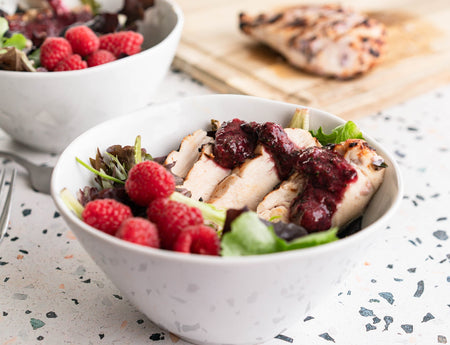 Broiled Berry Yogurt Chicken