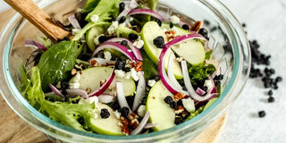 Winter Apple and Dried Wild Blueberry Salad