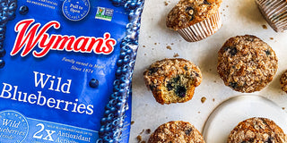 Wild Blueberry Crumble Muffins