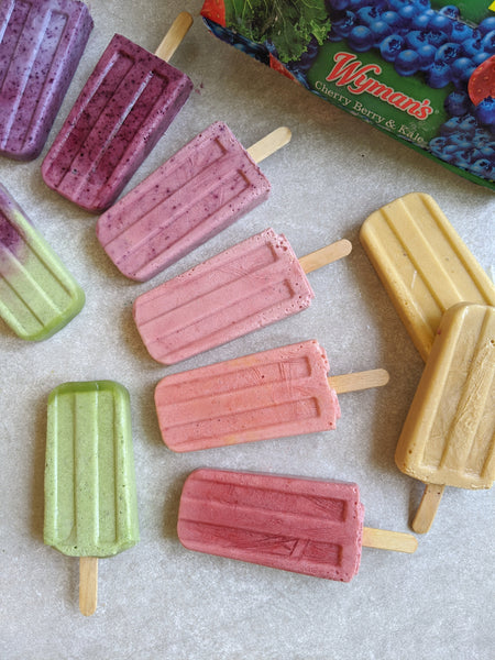 Berries & Cream Frozen Pops