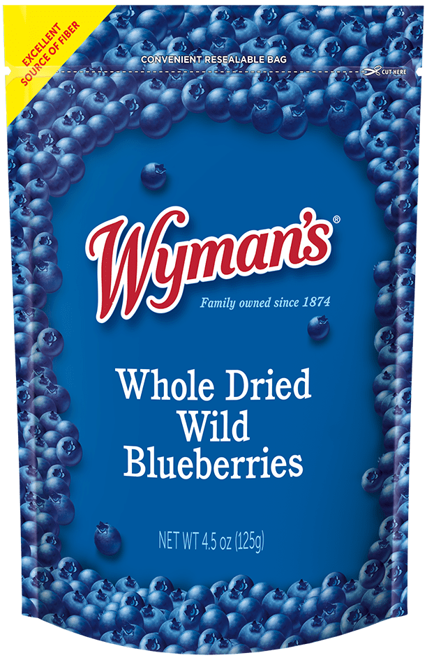 Whole Dried Wild Blueberries - 4.5 oz bag