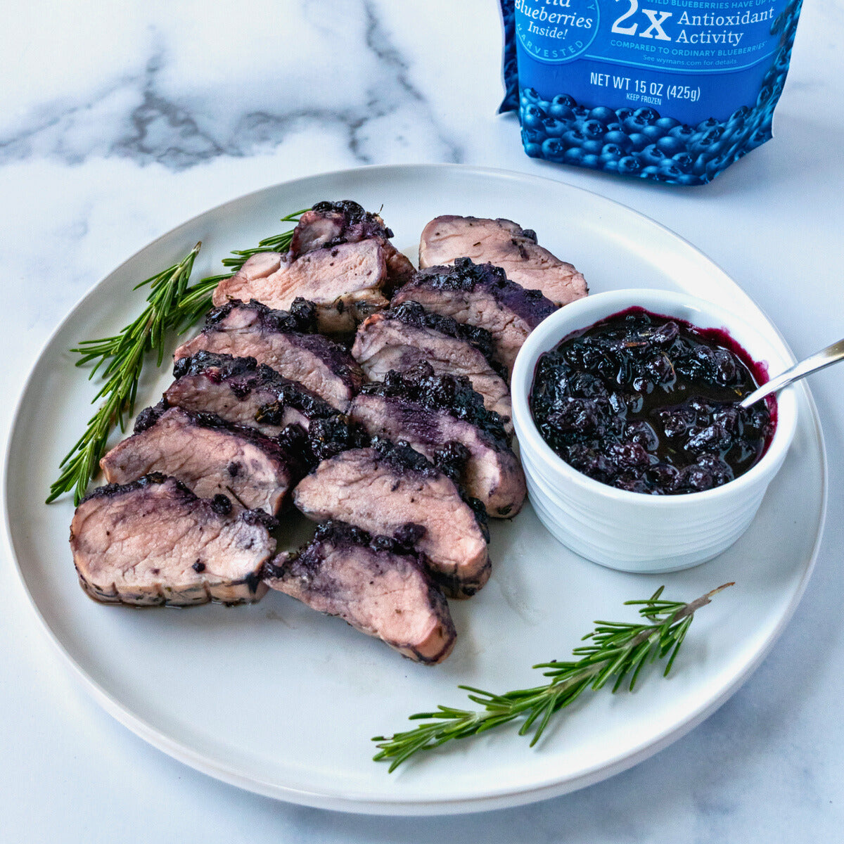 Wild Blueberry Balsamic Pork Tenderloin