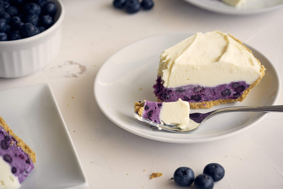 No Bake Wild Blueberry Lemon Pie