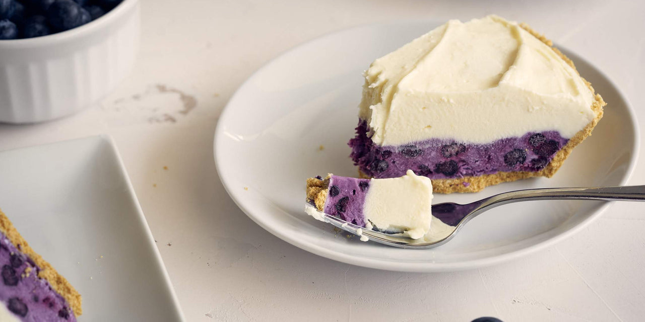 No Bake Wild Blueberry Lemon Pie