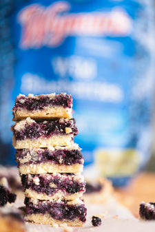 Wild Blueberry Shortbread Bars