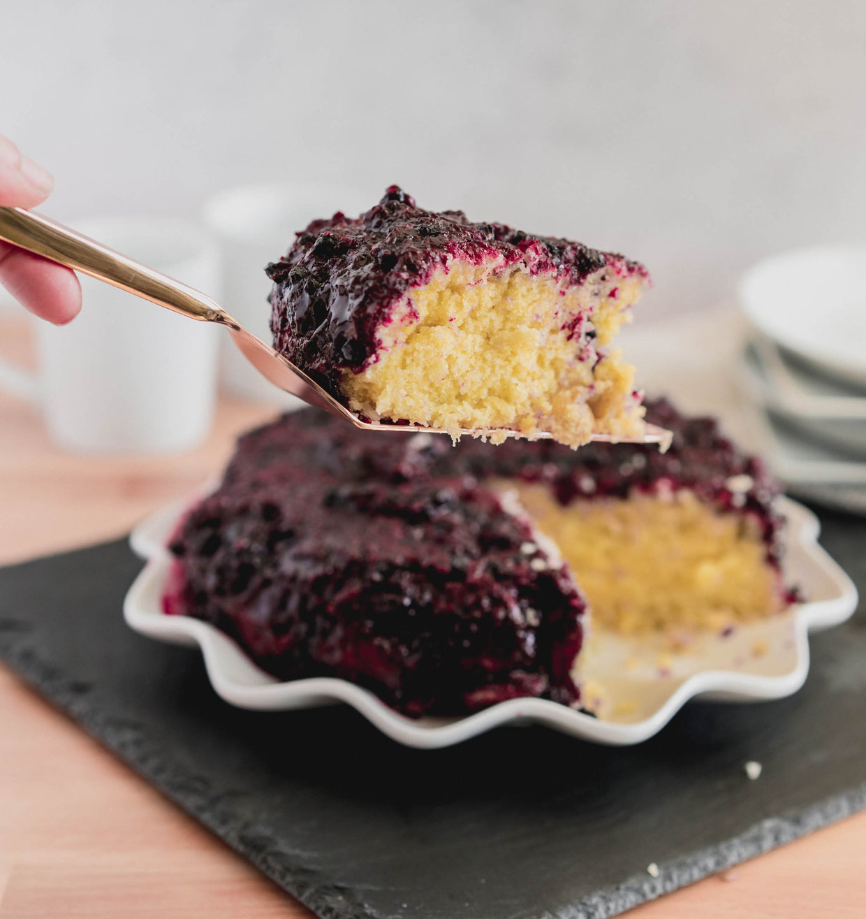 Berry Upside Down Cake