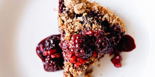 Triple Berry Crumble Tart (Vegan)