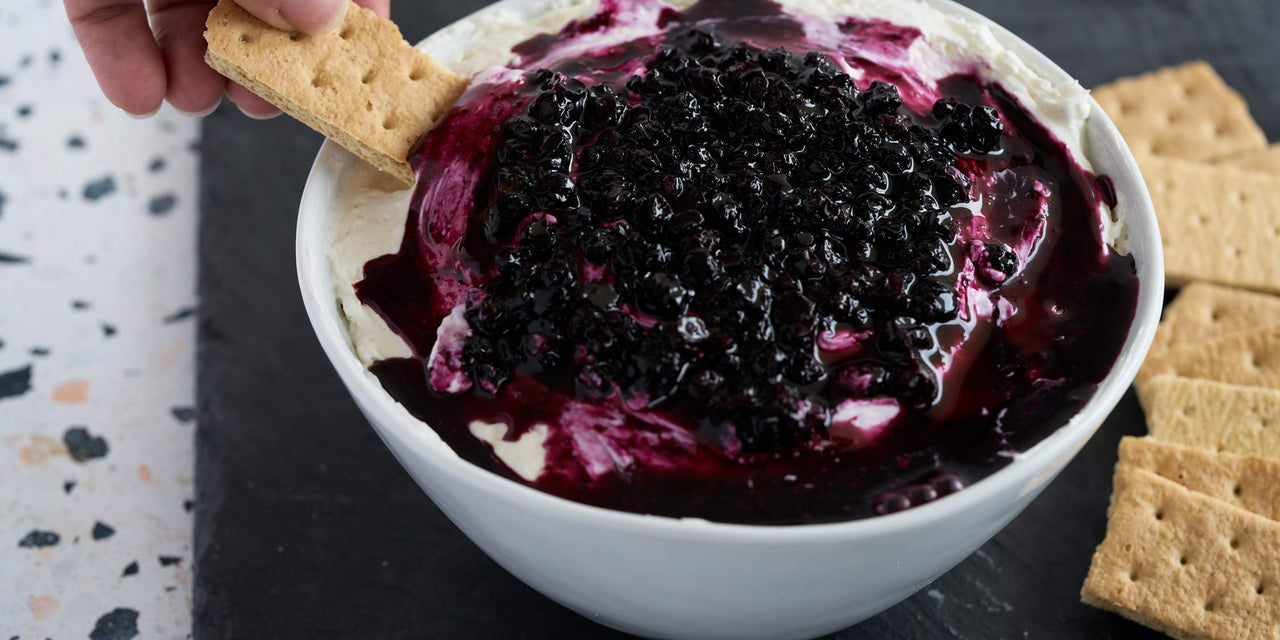 Wild Blueberry Cheesecake Dip