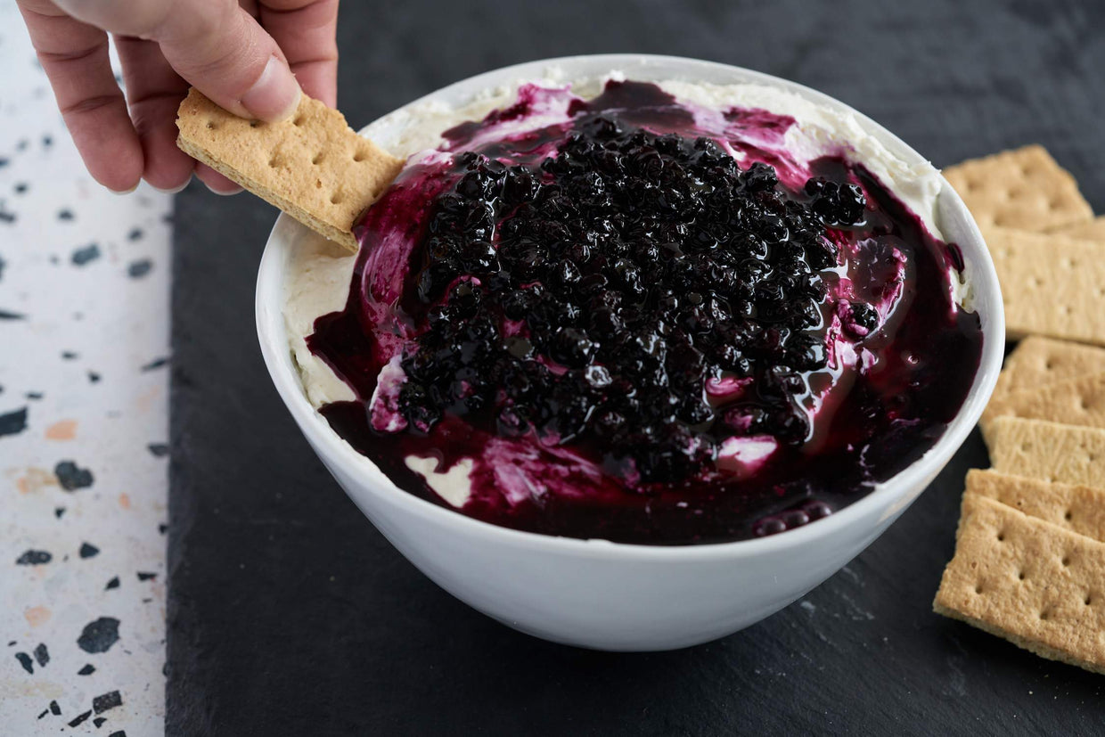 Wild Blueberry Cheesecake Dip