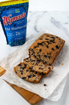 Wild Blueberry Applesauce Bread