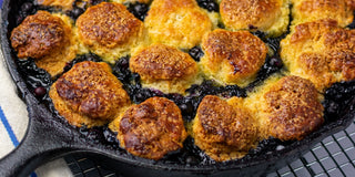 Wild Blueberry & Thyme Biscuit Cobbler