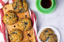 Wild Blueberry Spelt Scones