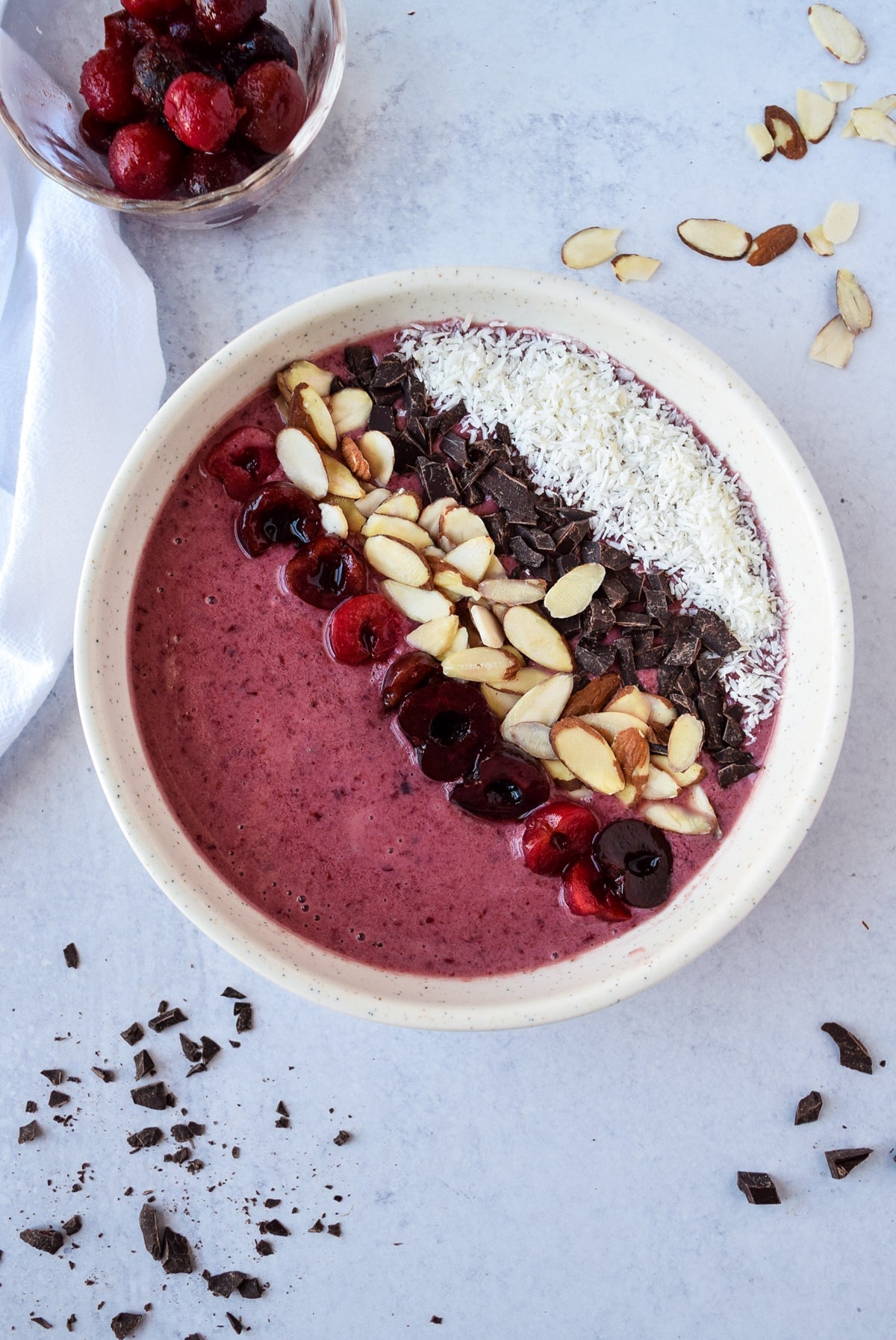 Cherry Almond Smoothie Bowl
