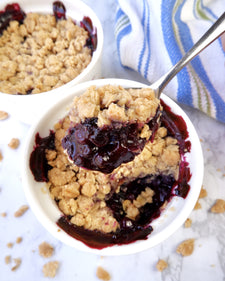 Wyman’s Wild Blueberry Crumble (Gluten-Free)