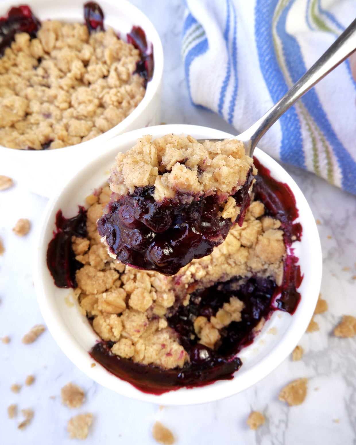 Wyman’s Wild Blueberry Crumble (Gluten-Free)