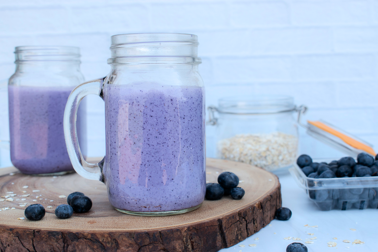 Wild Blueberry Cobbler Smoothie