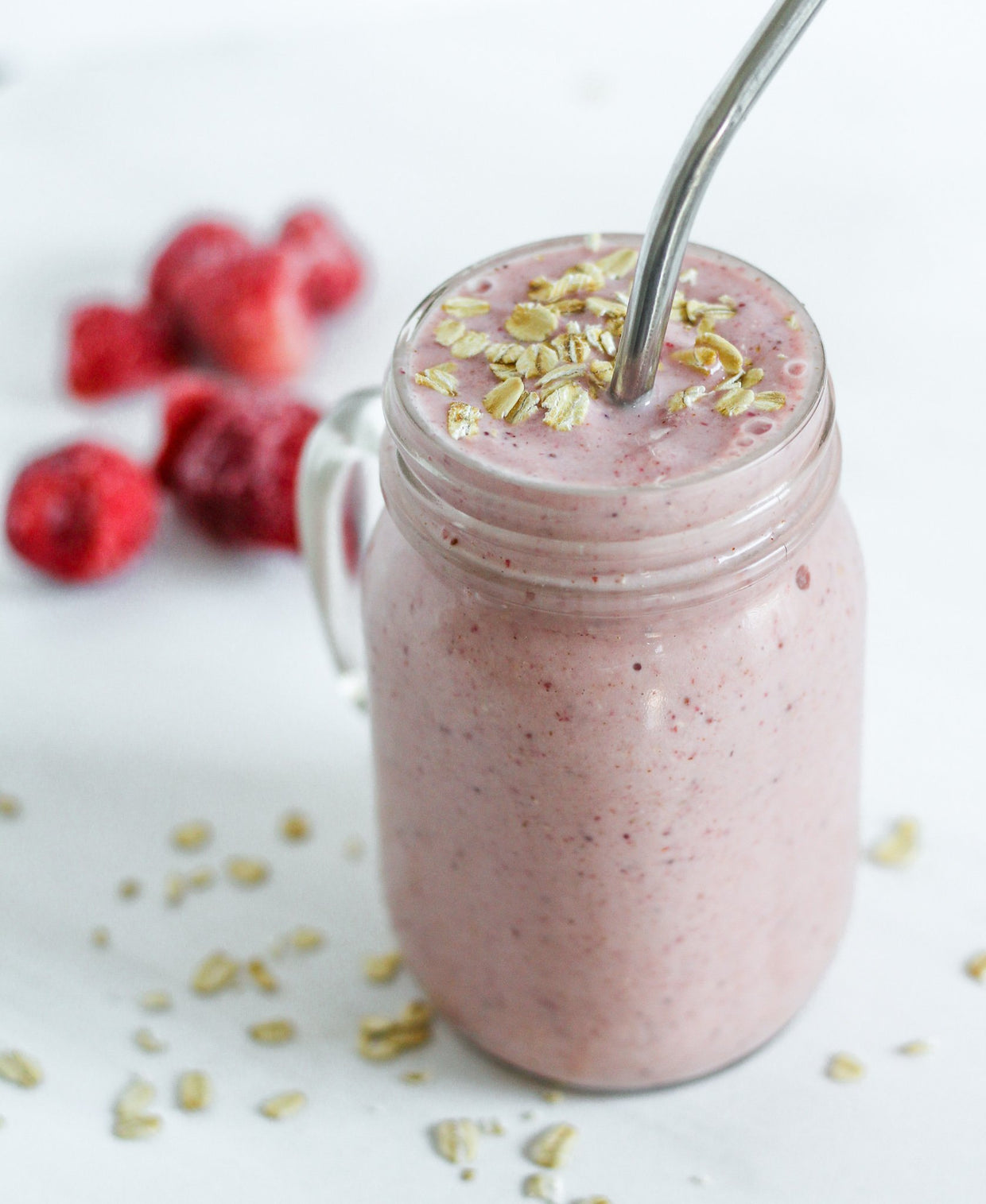 Strawberry Cheesecake Protein Smoothie