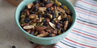 Homemade Trail Mix with Dried Wild Blueberries