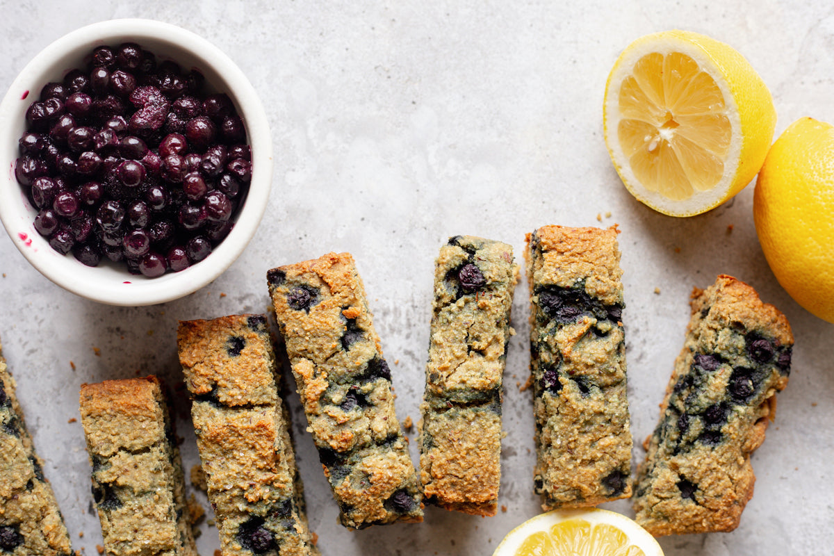 Lemon Wild Blueberry Bread