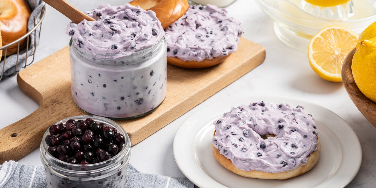 Scratch-Made Wild Blueberry Cream Cheese