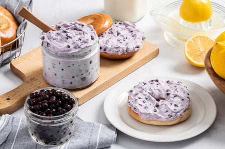 Scratch-Made Wild Blueberry Cream Cheese