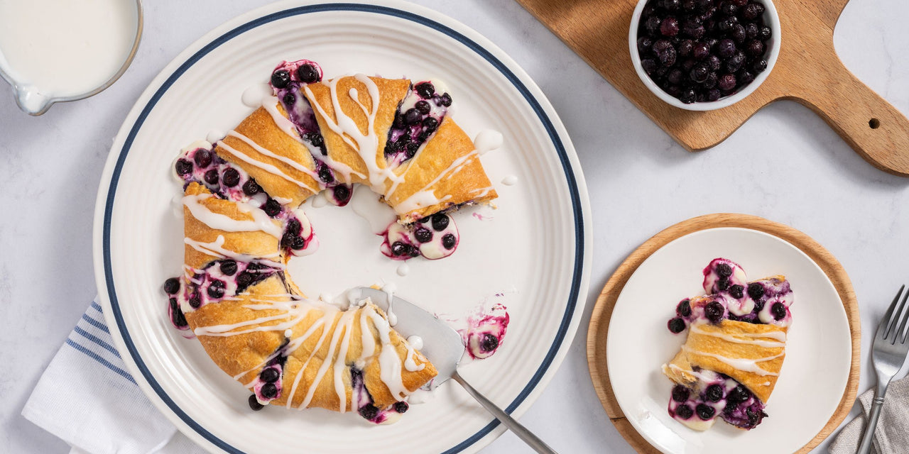 Wild Blueberry Crescent Ring