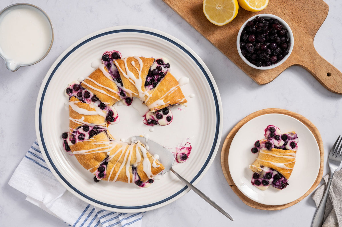 Wild Blueberry Crescent Ring Recipe | Wyman's