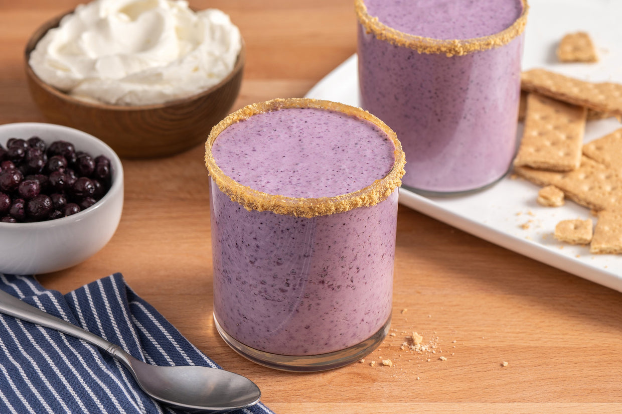 Wild Blueberry Cheesecake Smoothie