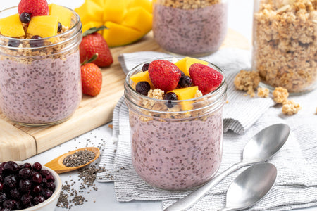 Mango Berry Chia Pudding