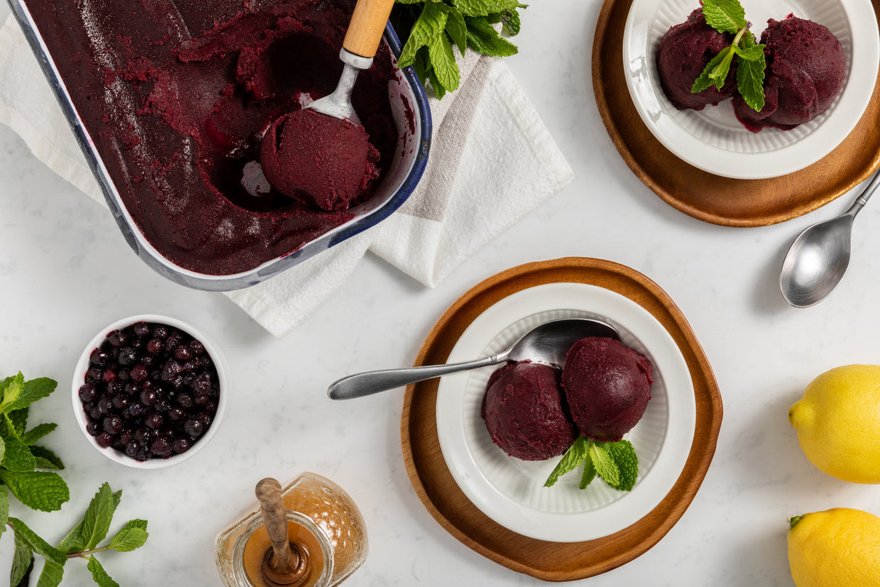 Wild Blueberry Sorbet