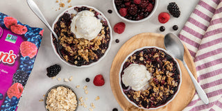 Easy Mixed Berry Crisp for Two