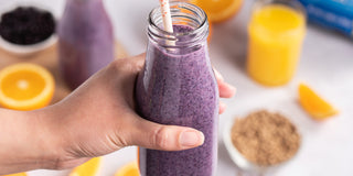 High-Fiber Wild Blueberry Breakfast In a Glass