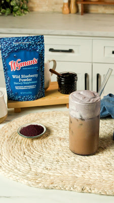 Salted Wild Blueberry Cold Foam Latte