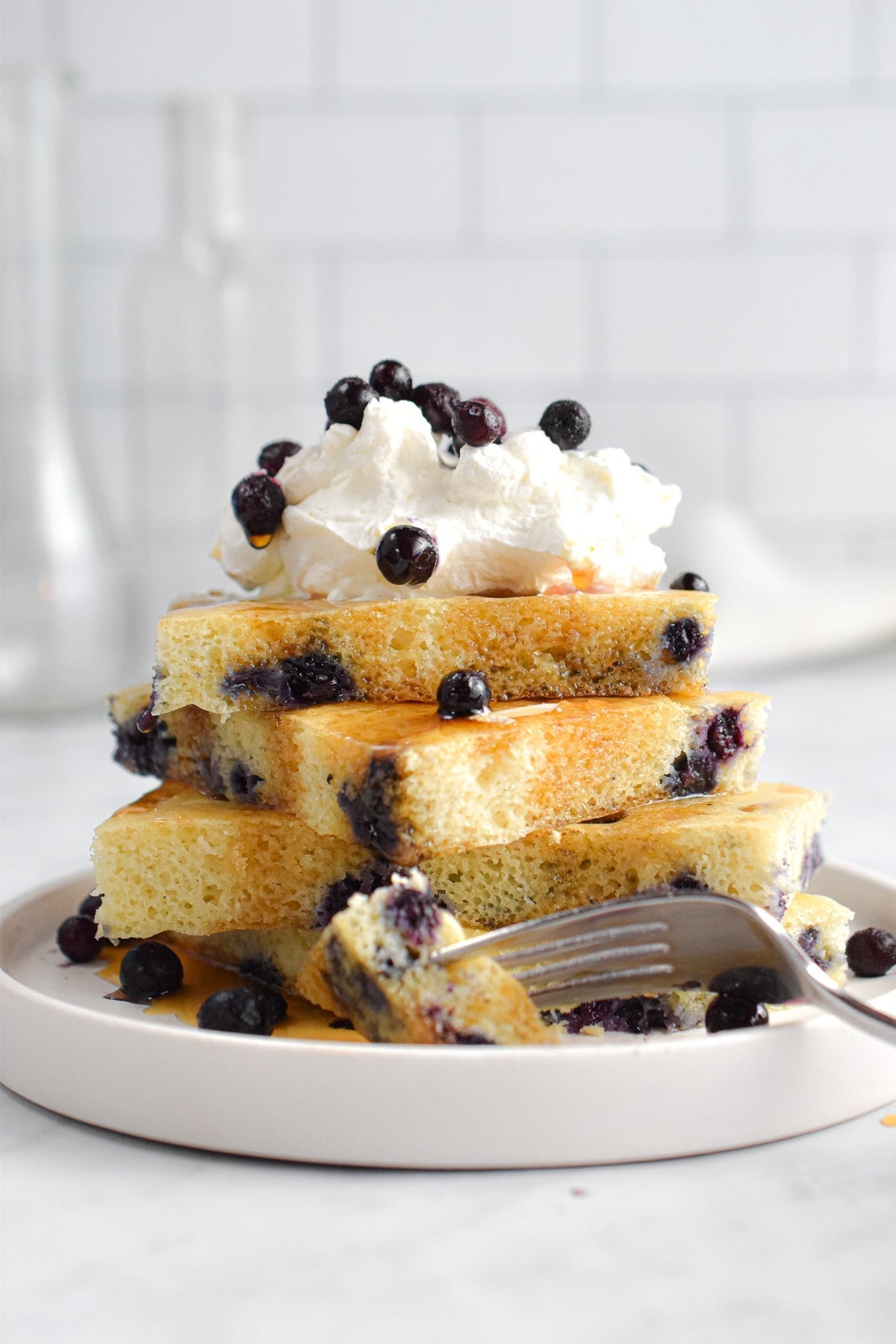 Wild Blueberry Sheet Pan Pancakes