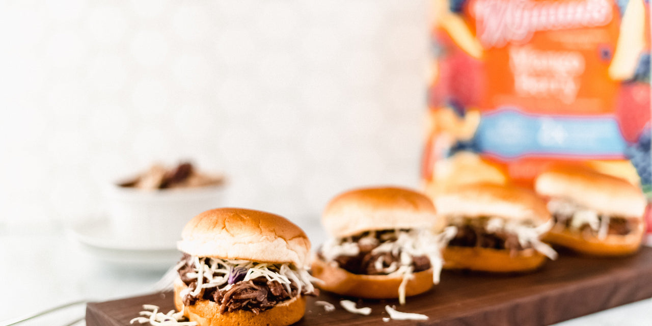 Crock Pot Tropical BBQ Chicken Sliders