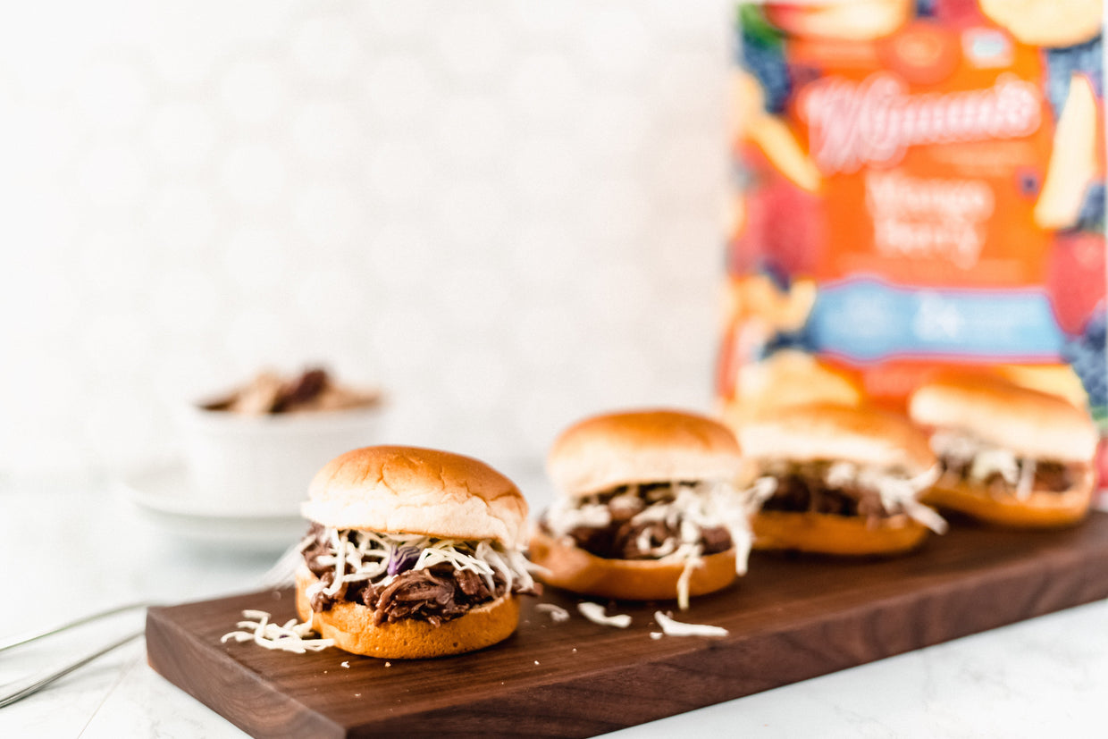 Crock Pot Tropical BBQ Chicken Sliders