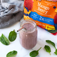 Spinach Mango Berry Smoothie