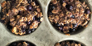 Wild Blueberry Baked Oatmeal Cups