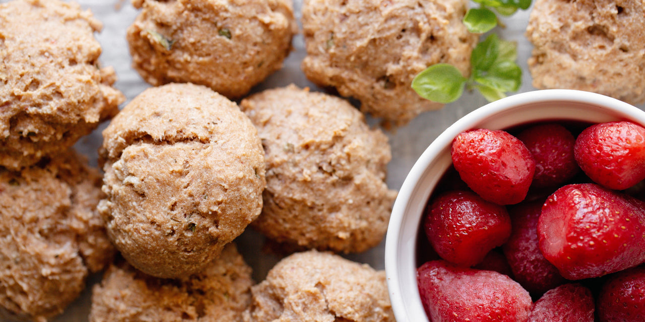 Strawberry Basil Biscuits
