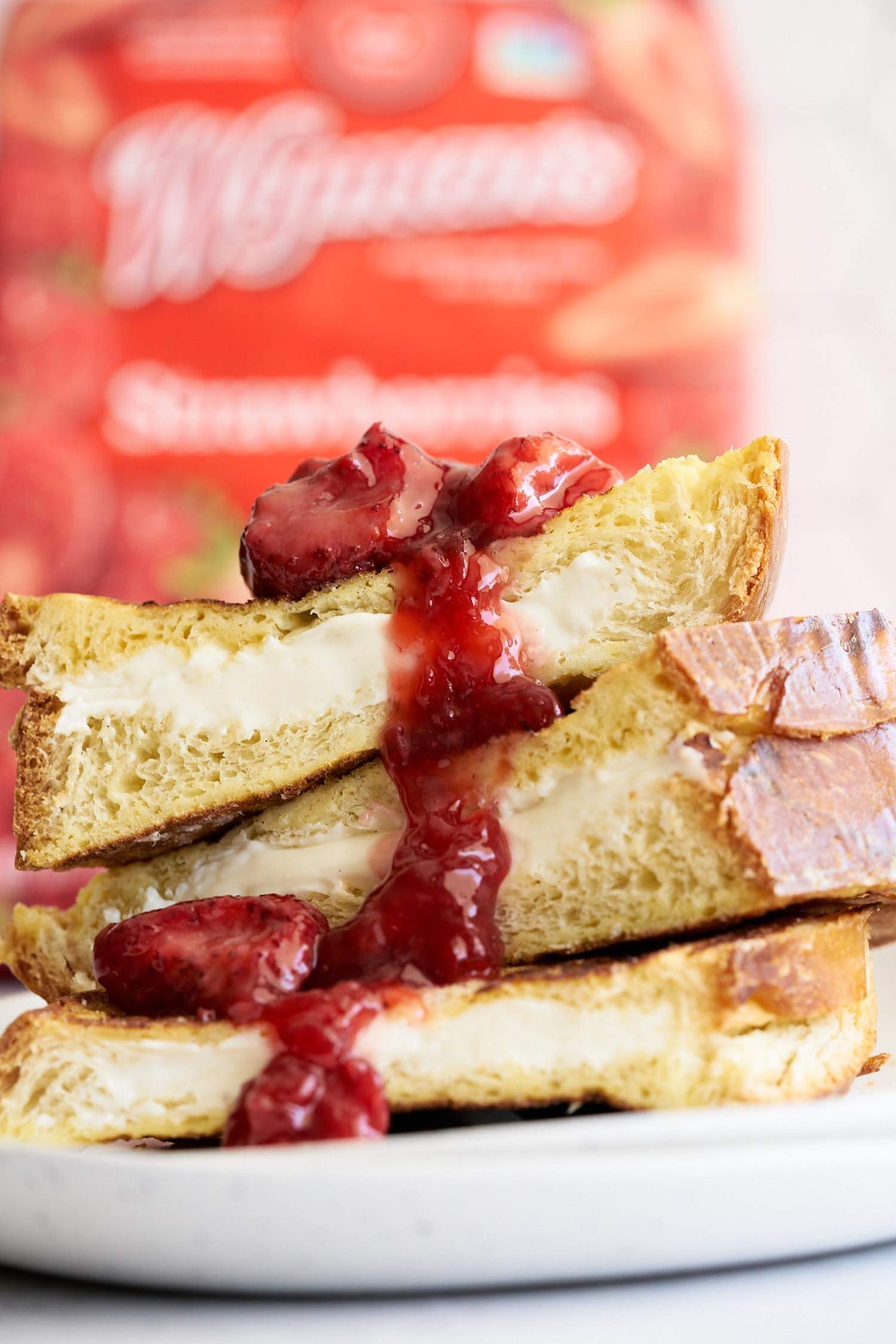 Stuffed Strawberry French Toast