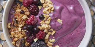 Triple Berry Cashew-Butter Brain Booster Smoothie Bowl