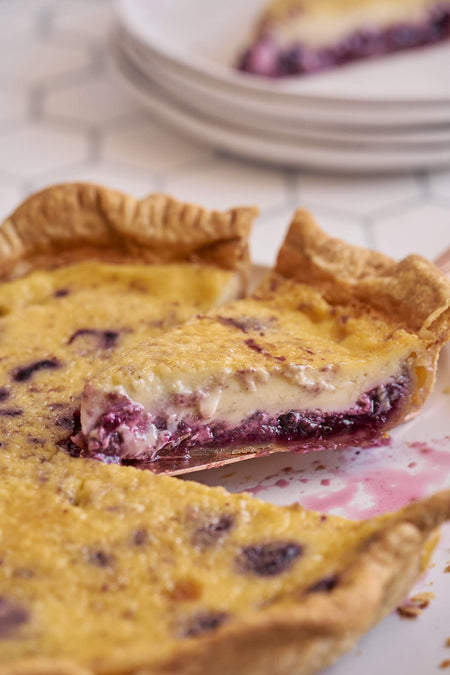 Triple Berry Chess Pie