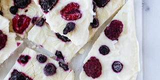 Triple Berry Frozen Yogurt Bark