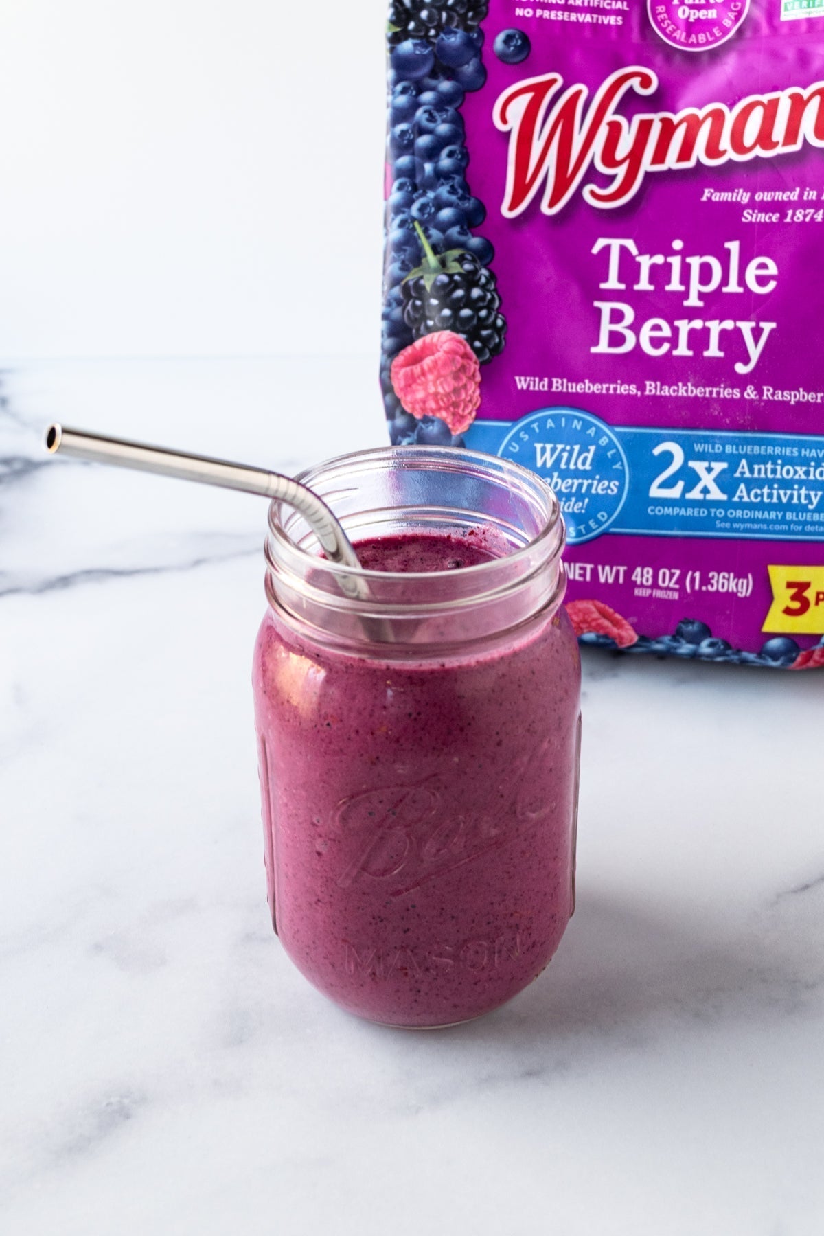 Easy Triple Berry Smoothie
