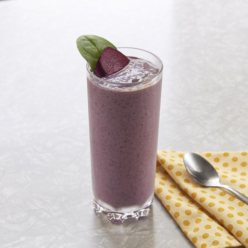 Wild Blueberry and Beet Brain Booster Power Smoothie