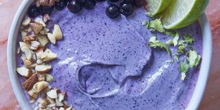 Wild Blueberry, Coconut & Lime Protein Smoothie Bowl