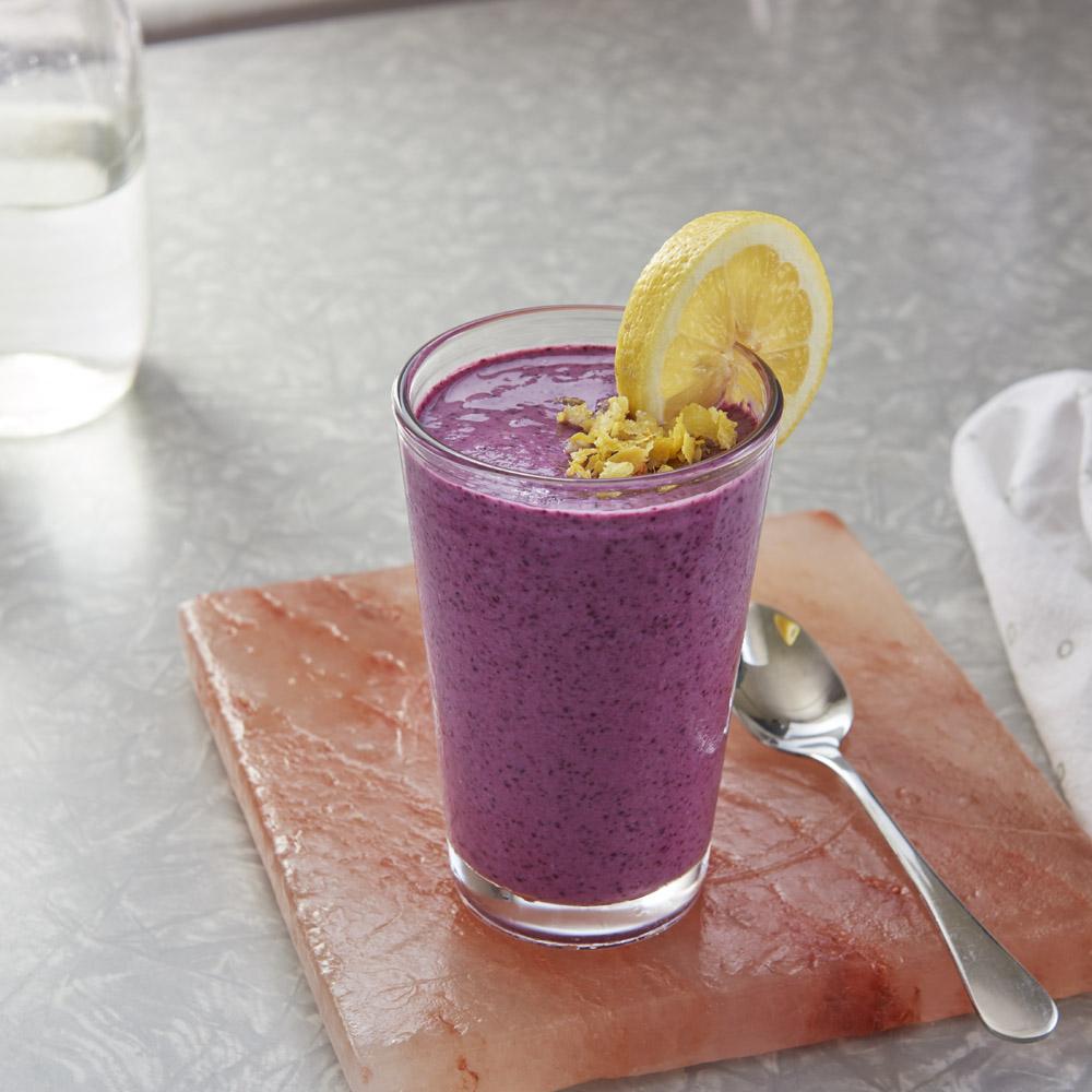 Wild Blueberry-Lemon Immune-Support Smoothie