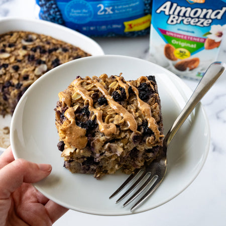 Wild Blueberry Almond Baked Oatmeal