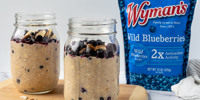 Wild Blueberry Almond Overnight Oats