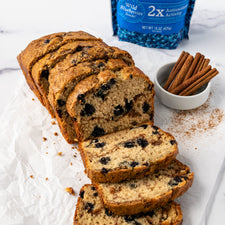 Wild Blueberry Cinnamon Swirl Quickbread